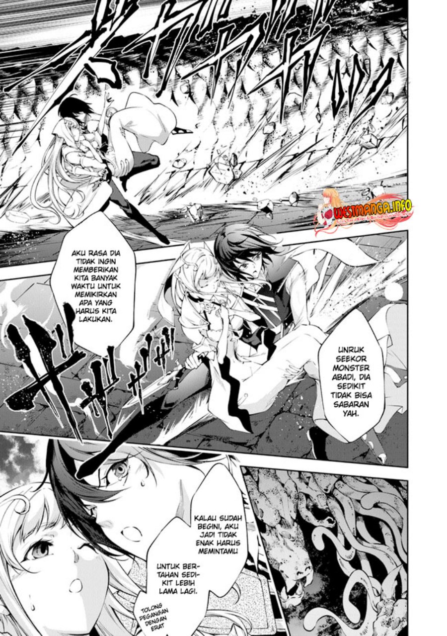 Kamigami ni Sodaterare Shimo no, Saikyou to Naru chapter 33